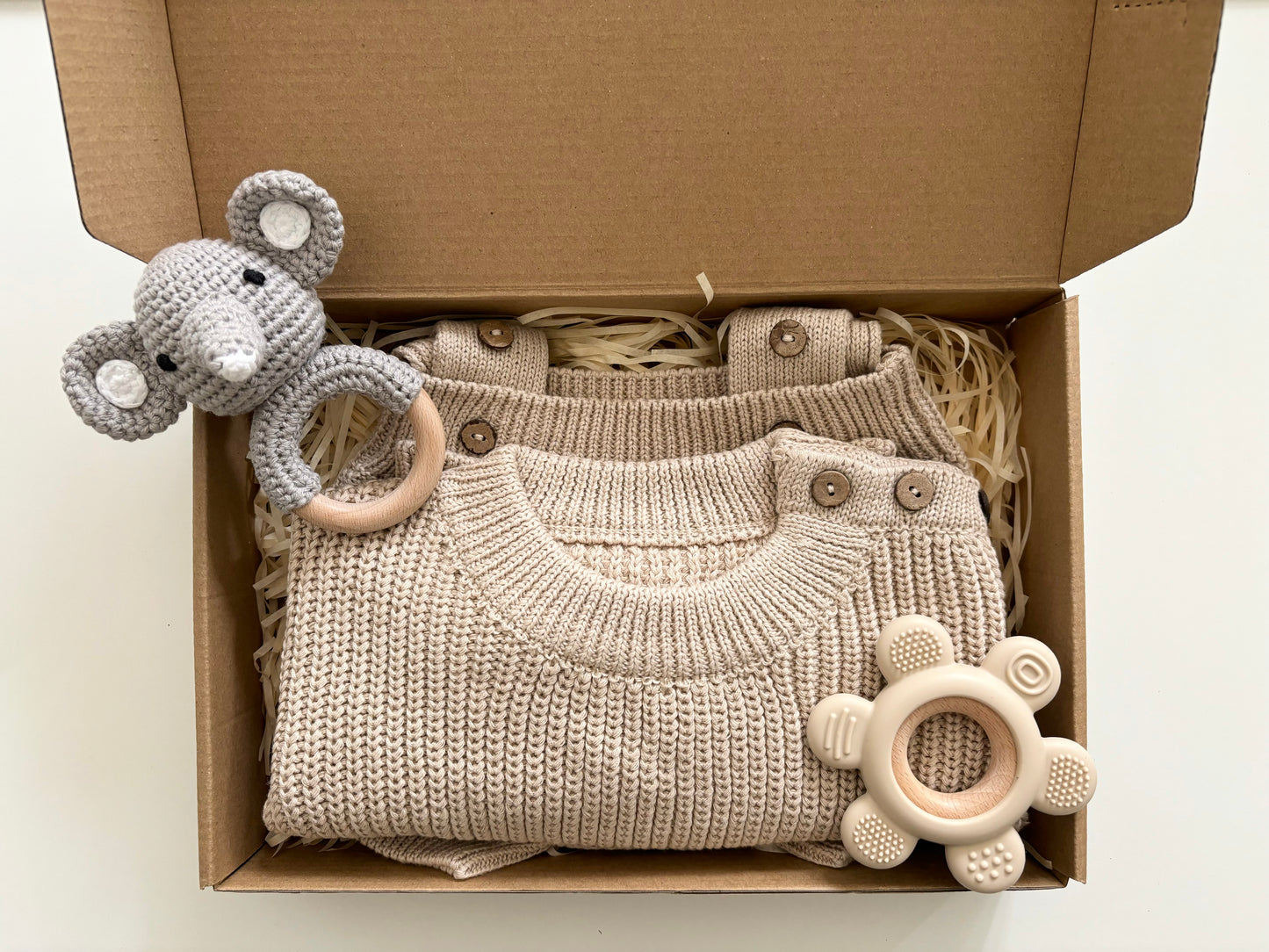 Gift Box Newborn Beige